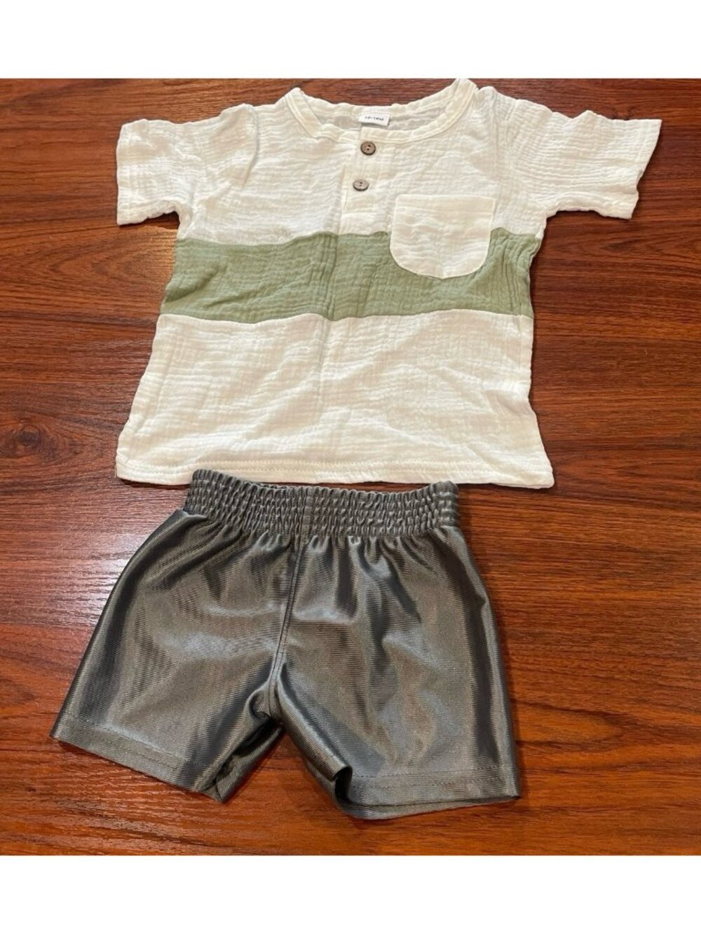 GARANIMAIS SHIRT AND SHORT 12M